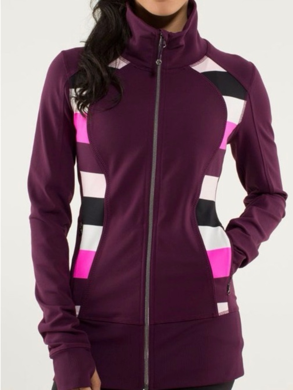Lululemon Purple Asana Jacket Zip Up